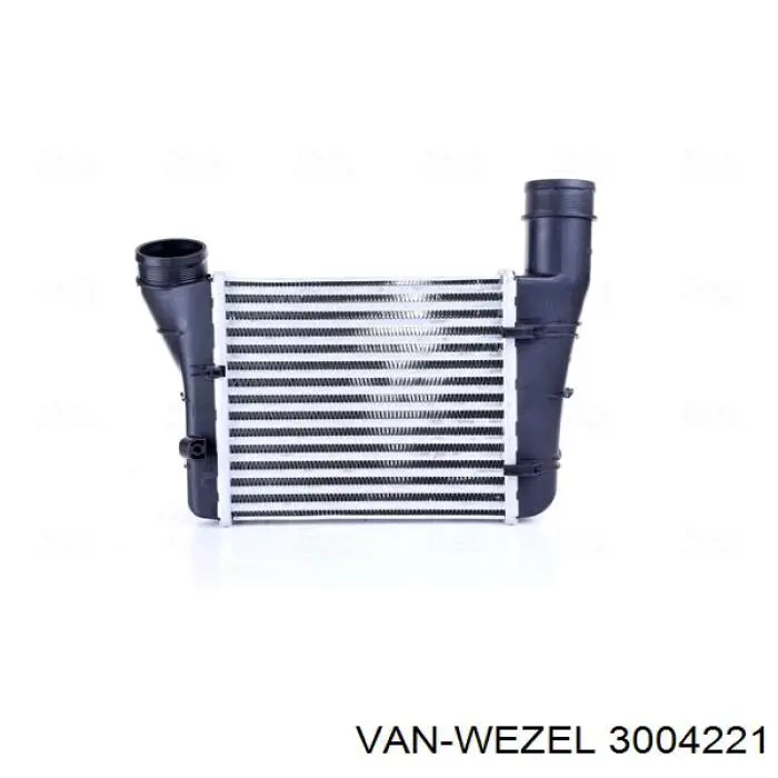 3004221 VAN Wezel радіатор интеркуллера