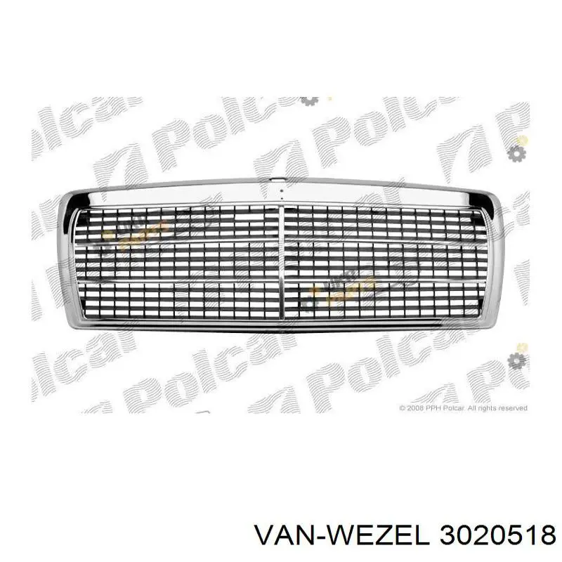Купити Решітка радіатора Mercedes C 190 W201