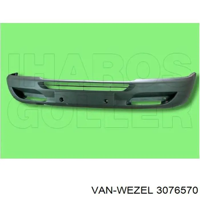 Купити 3076570 VAN Wezel Буфер (бампер) передній