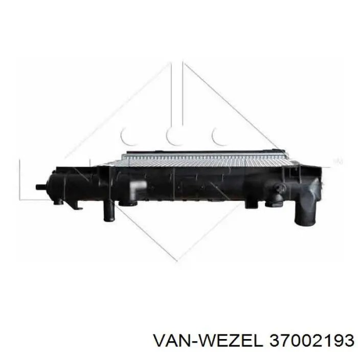Радіатор 37002193 VAN Wezel