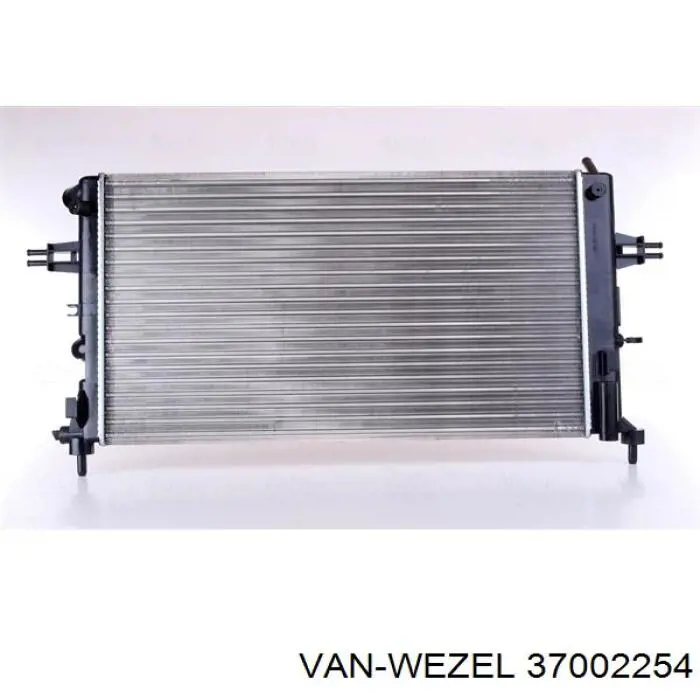 37002254 VAN Wezel радіатор охолодження двигуна