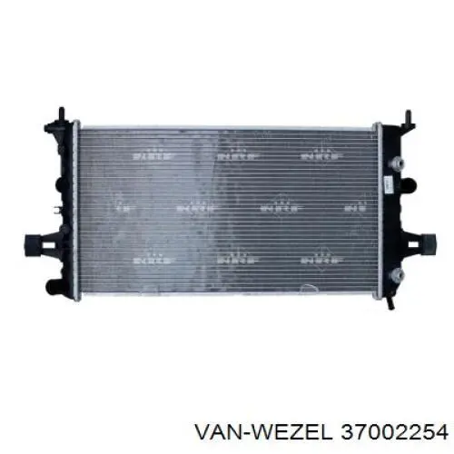 Радіатор основний VAN Wezel 37002254 ціна, від 56.63 USD