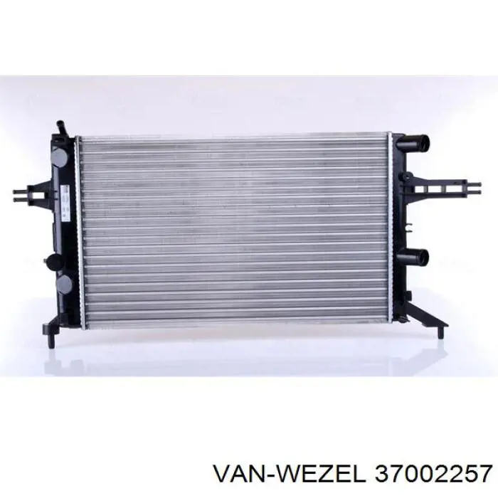 37002257 VAN Wezel радіатор охолодження двигуна