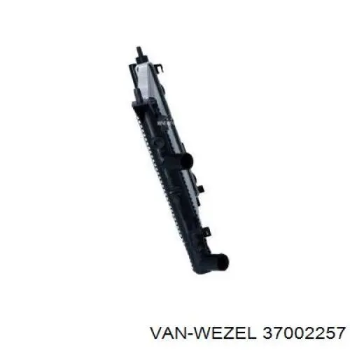 Купити 37002257 VAN Wezel Радіатор двигуна