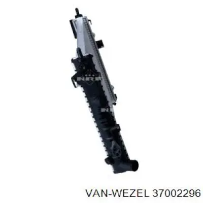 37002296 VAN Wezel радіатор охолодження двигуна