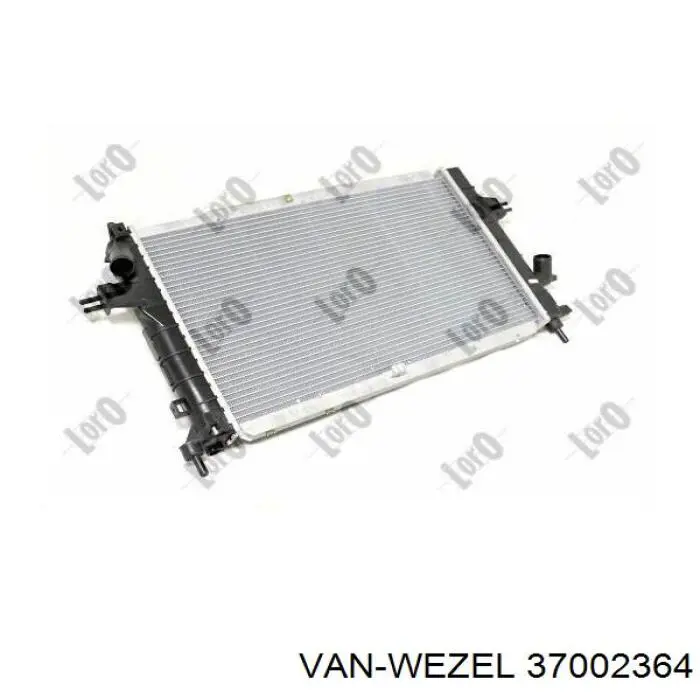 Радіатор основний VAN Wezel 37002364 ціна, від 62.23 USD