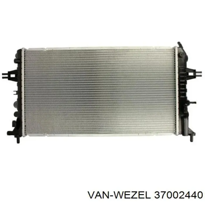 37002440 VAN Wezel Радіатор охолодження двигуна