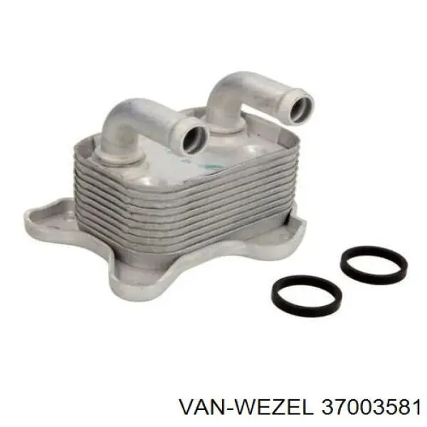 Масляний радіатор охолодження рідини АКПП VAN Wezel 37003581