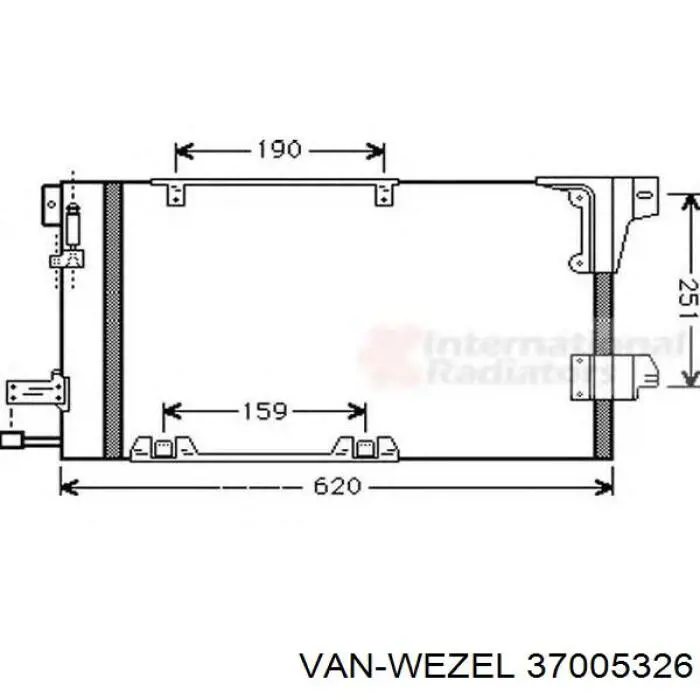 37005326 VAN Wezel Конденсатор