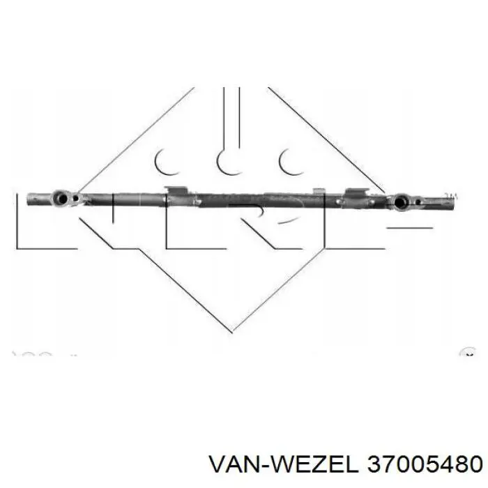 Конденсатор кондиціонера VAN Wezel 37005480 ціна, від 68.32 USD