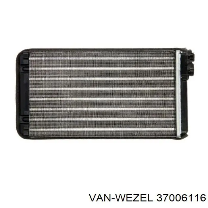 37006116 VAN Wezel радіатор пічки (обігрівача)