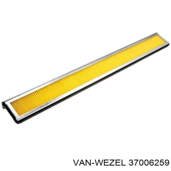 Радіатор обігрівача VAN Wezel 37006259