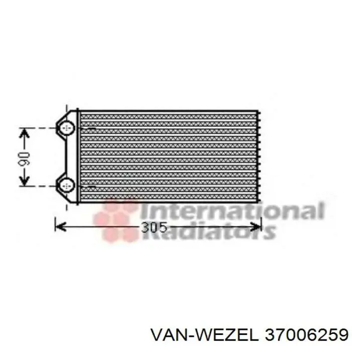 Купити 37006259 VAN Wezel Теплообмінник