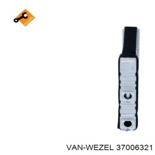 Радіатор пічки (обігрівача) VAN Wezel 37006321 ціна, від 31.14 USD