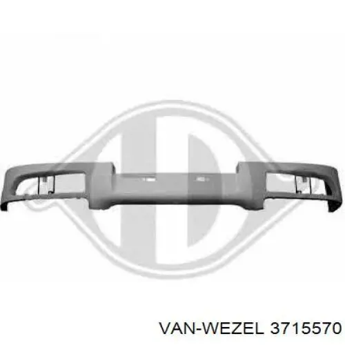 Бампер передній в зборі на Opel Omega B 25, 26, 27