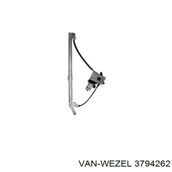 3794262 VAN Wezel механізм склопідіймача двері передньої, правої