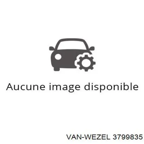 Скло дзеркала заднього виду, лівого VAN Wezel 3799835 ціна, від 13.15 USD