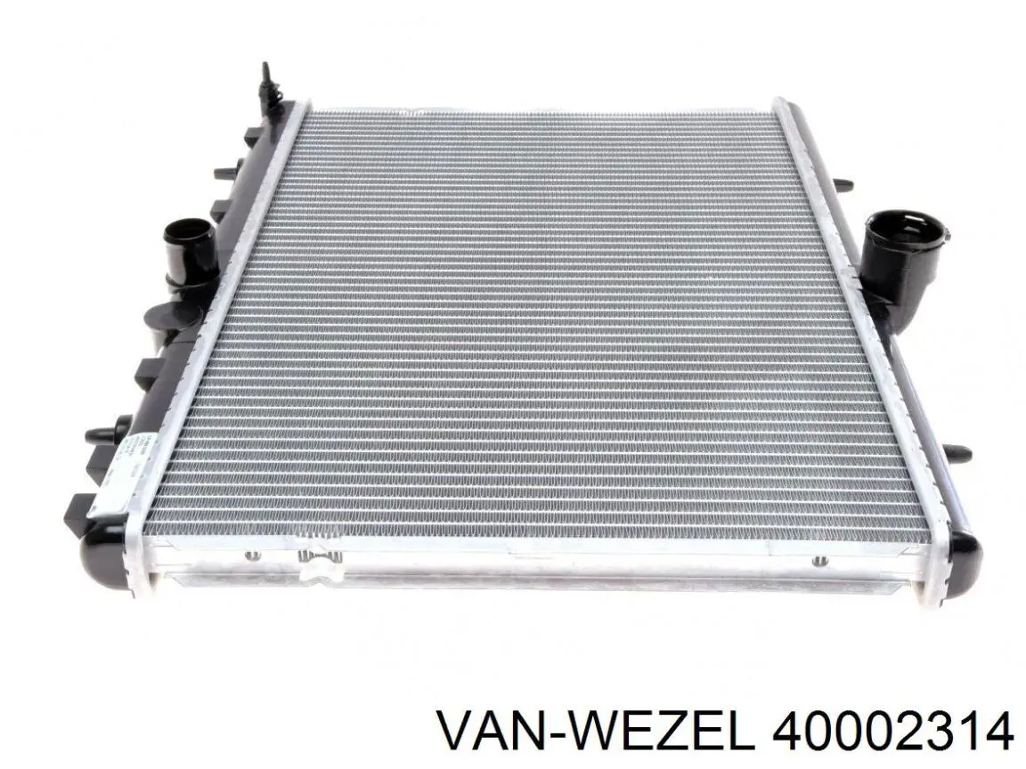 Радіатор основний VAN Wezel 40002314 ціна, від 67.87 USD