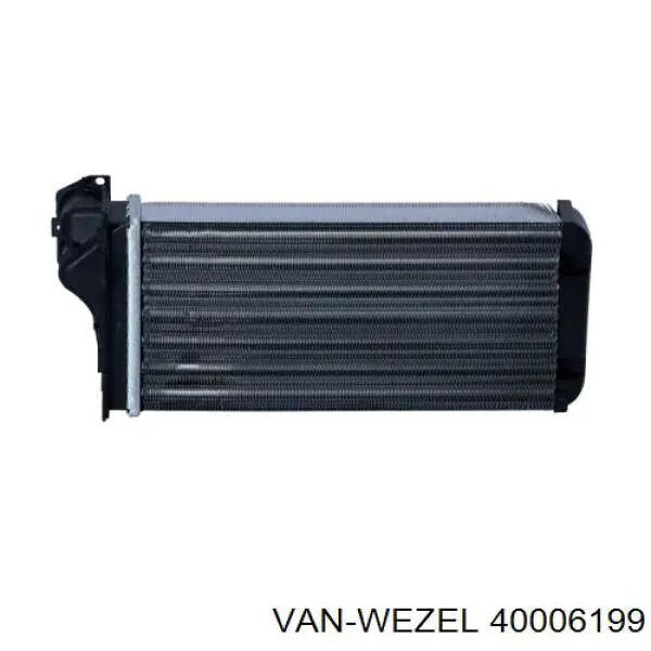 40006199 VAN Wezel Радіатор опалювача салону