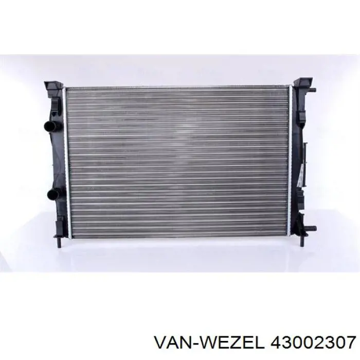 Купити 43002307 VAN Wezel Радіатор двигуна