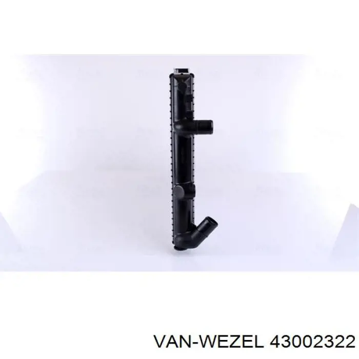 Купити 43002322 VAN Wezel Радіатор двигуна