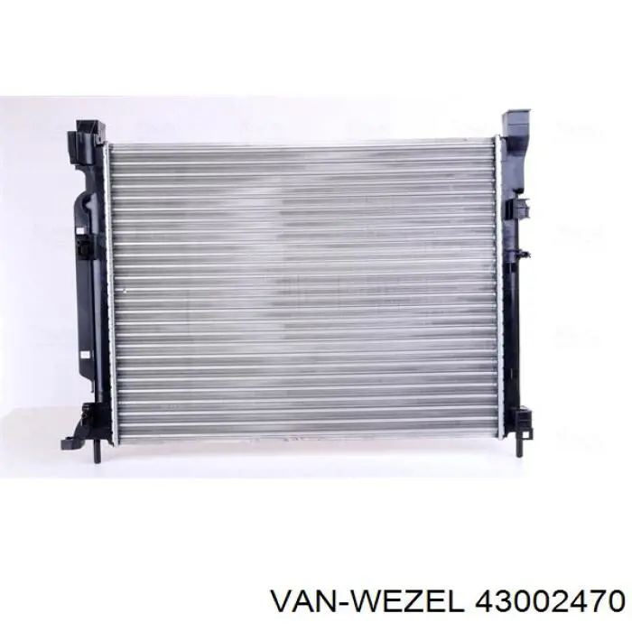 43002470 VAN Wezel радіатор охолодження двигуна