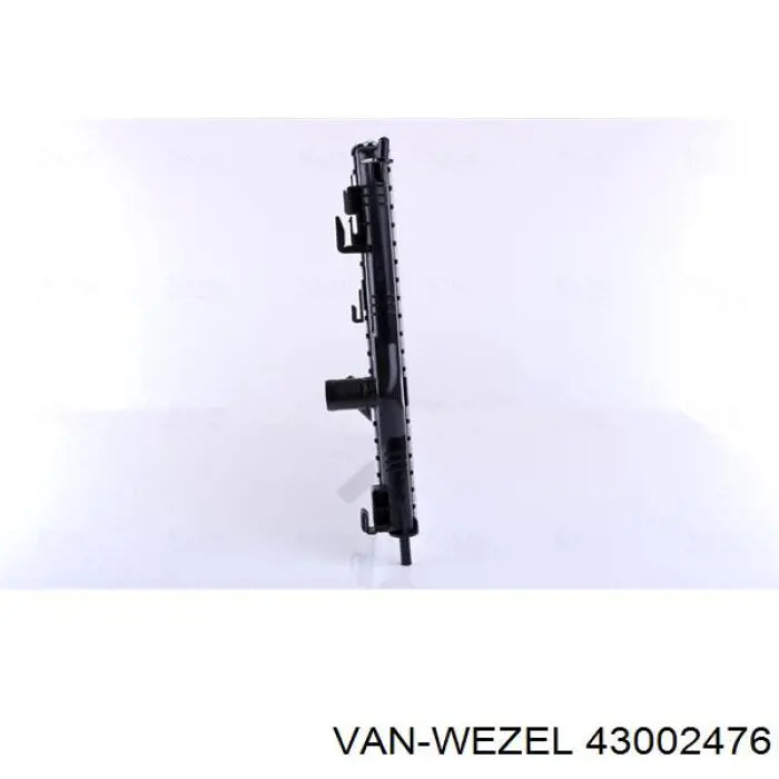 Купити 43002476 VAN Wezel Радіатор двигуна