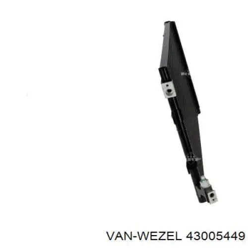 43005449 VAN Wezel радіатор кондиціонера