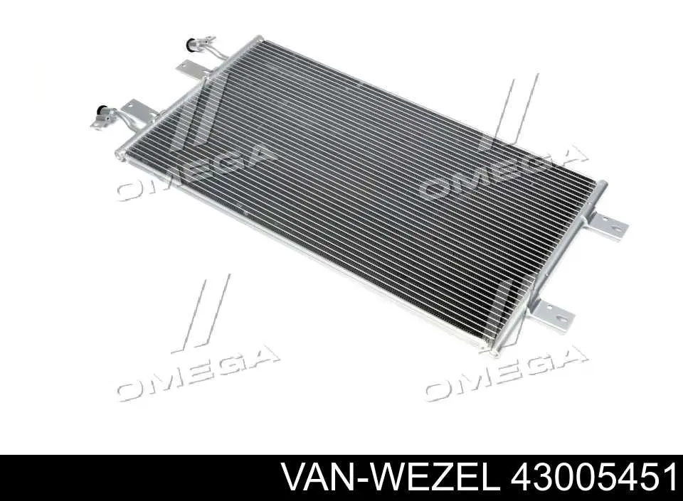 Купити 43005451 VAN Wezel Радіатор системи охолодження кондиціонера