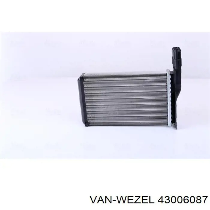 Радіатор пічки (обігрівача) VAN Wezel 43006087 ціна, від 22.24 USD