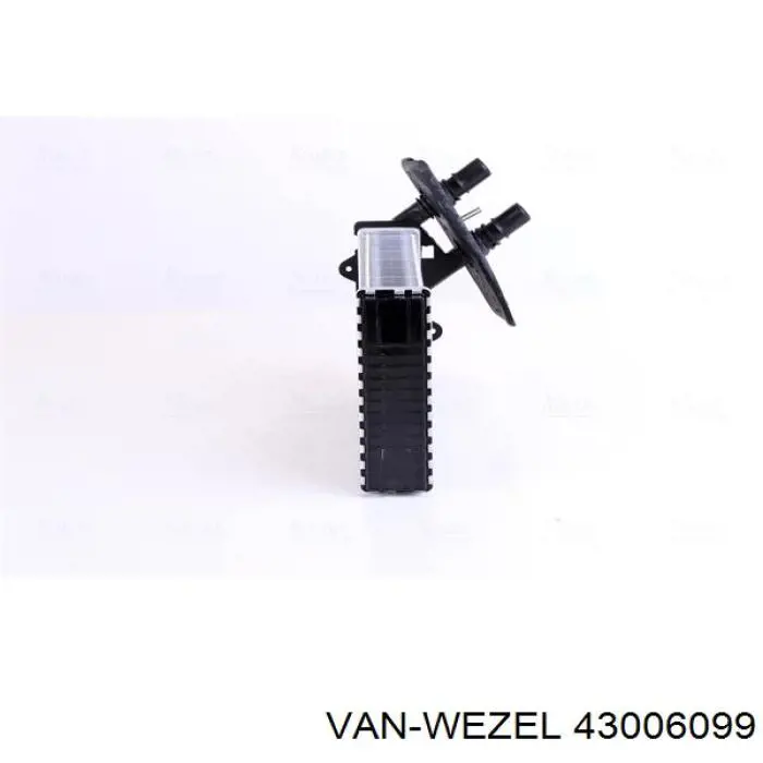 Радіатор пічки (обігрівача) VAN Wezel 43006099 ціна, від 19.66 USD