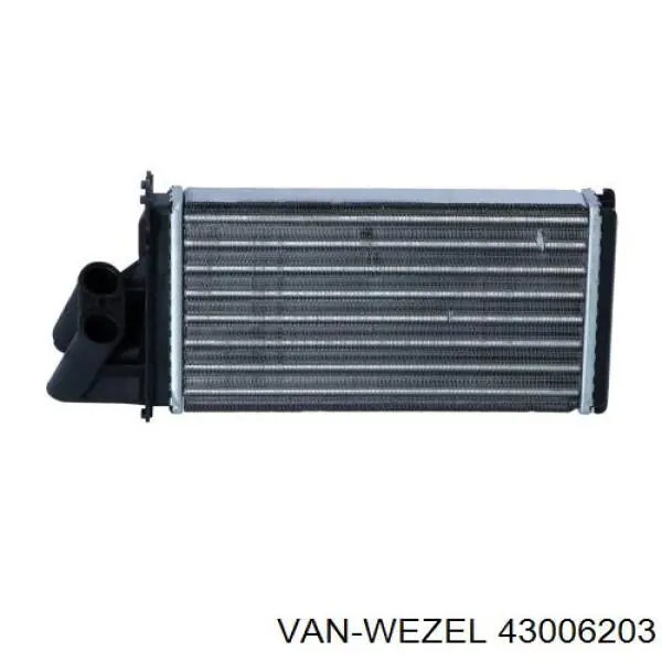 43006203 VAN Wezel радіатор пічки (обігрівача)