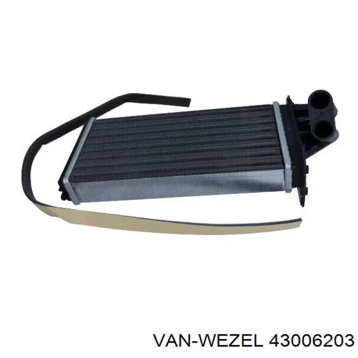 Радіатор пічки (обігрівача) VAN Wezel 43006203 ціна, від 28.17 USD