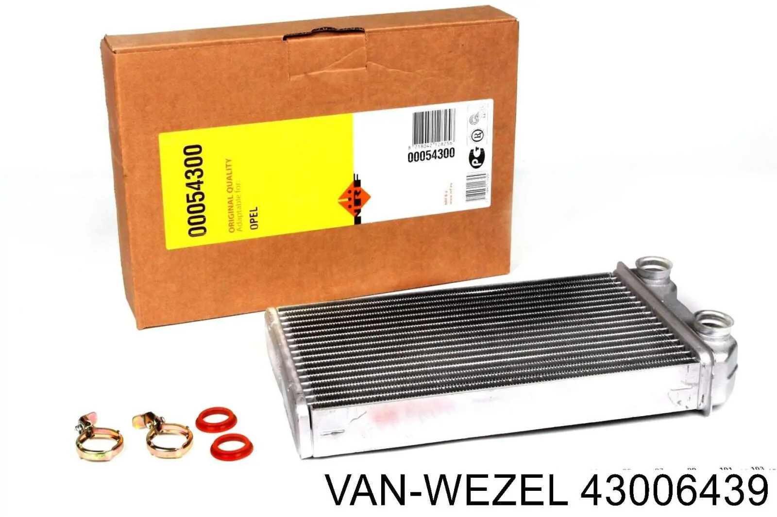 Радіатор обігрівача VAN Wezel 43006439