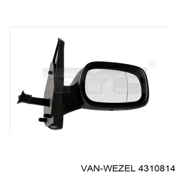 4310814 VAN Wezel Праве дзеркало заднього виду