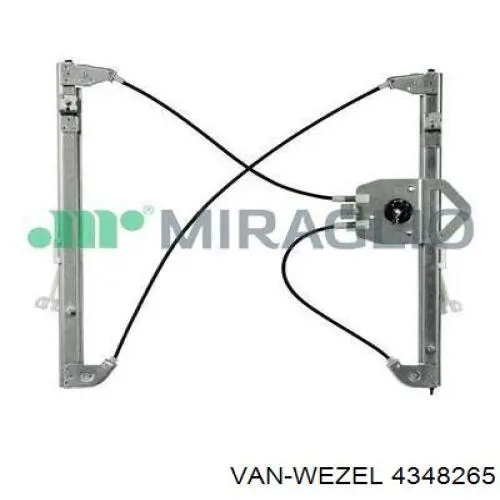 Склопідйомник з електродвигуном VAN Wezel 4348265 ціна, від 26.01 USD