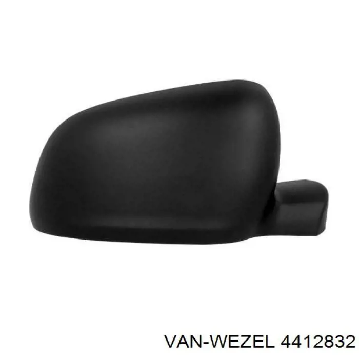 Скло дзеркала заднього виду, правого VAN Wezel 4412832 ціна, від 12.94 USD