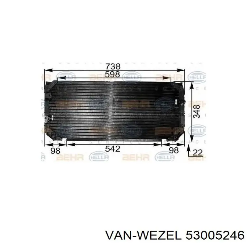 Конденсатор кондиціонера Toyota 8846012410 ціна, від 158.65 USD