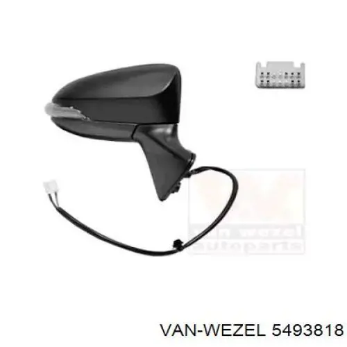 Праве бічне дзеркало Toyota 879100F130 ціна, від 124.36 USD