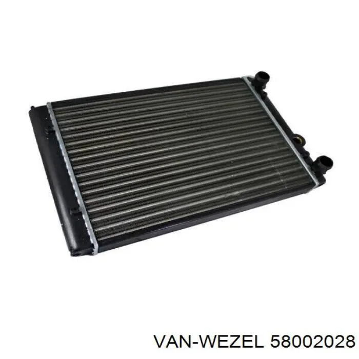 Купити 58002028 VAN Wezel Радіатор двигуна