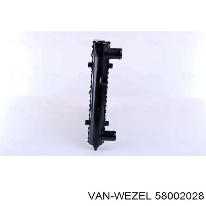 58002028 VAN Wezel радіатор охолодження двигуна