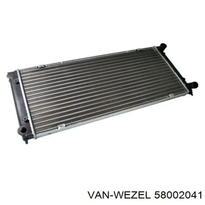 58002041 VAN Wezel радіатор охолодження двигуна
