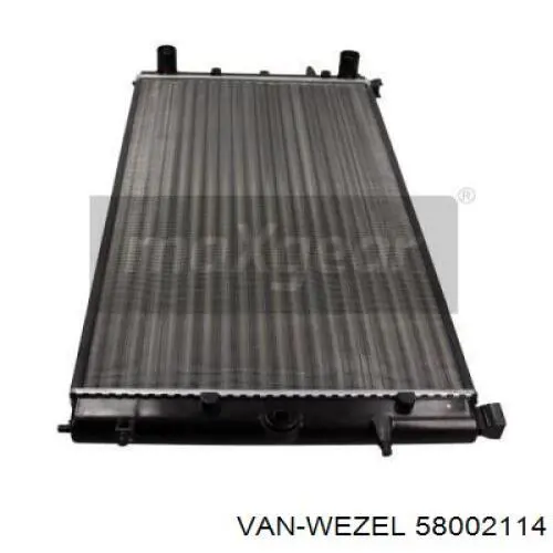 Купити 58002114 VAN Wezel Радіатор двигуна