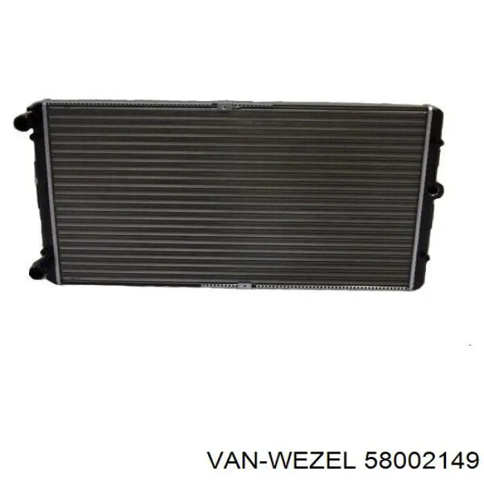 58002149 VAN Wezel Радіатор охолодження двигуна