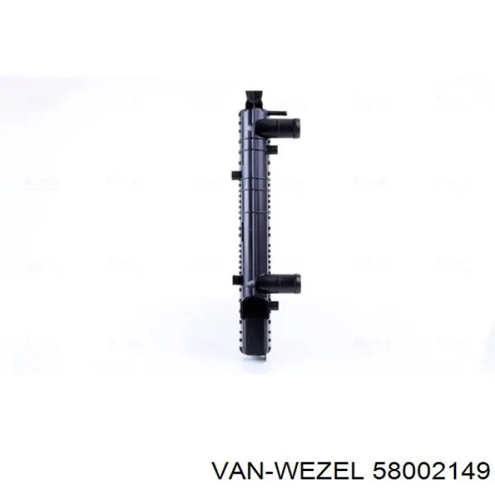 Радіатор основний VAN Wezel 58002149 ціна, від 63.73 USD