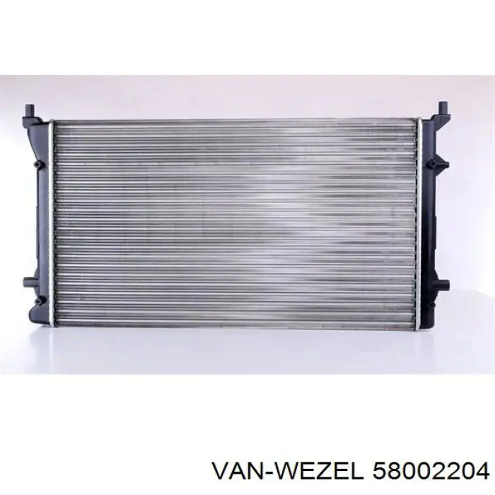 58002204 VAN Wezel радіатор охолодження двигуна