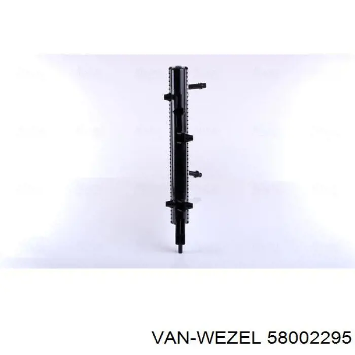 58002295 VAN Wezel радіатор охолодження двигуна