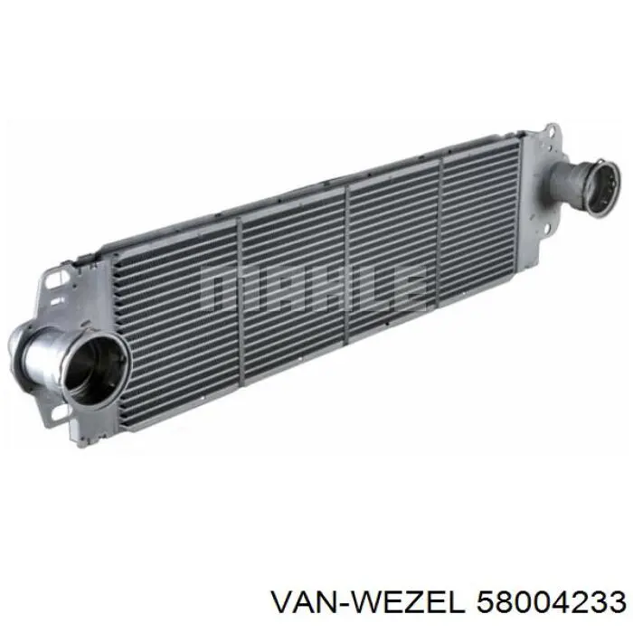 Купити 58004233 VAN Wezel Радіатор интеркуллера