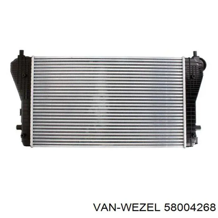 58004268 VAN Wezel радіатор интеркуллера