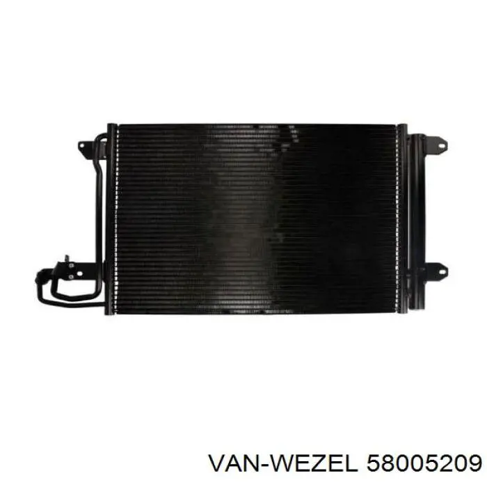Купити 58005209 VAN Wezel Радіатор системи охолодження кондиціонера